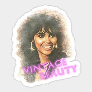 80s Vintage Beauty Girl Sticker